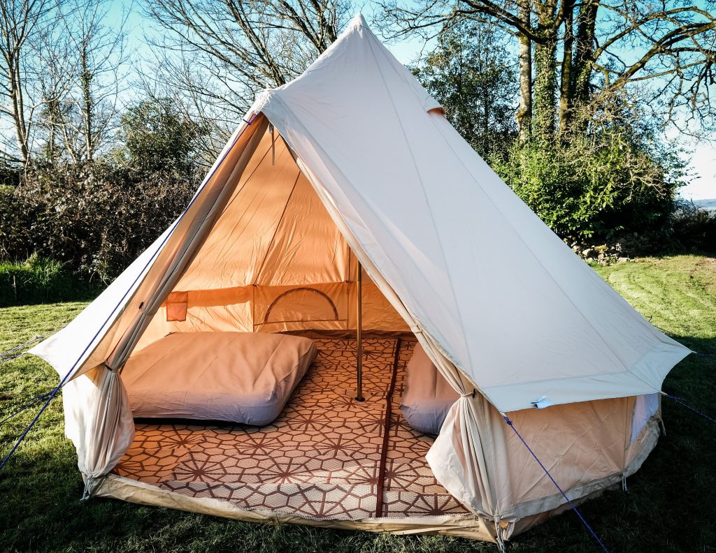 Forever Young 2020 24 Person standard bell tent Pitched Perfect